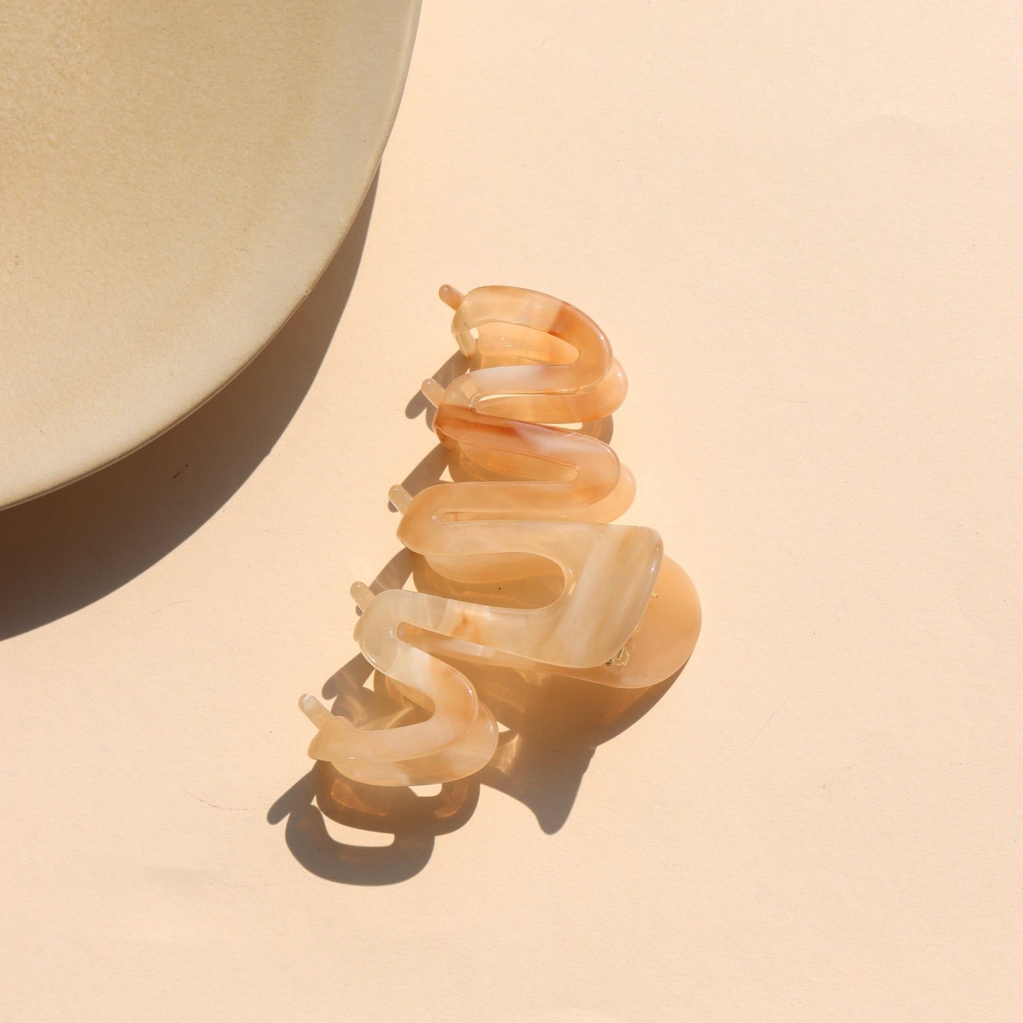 Large Squiggle Hair Claw Clip