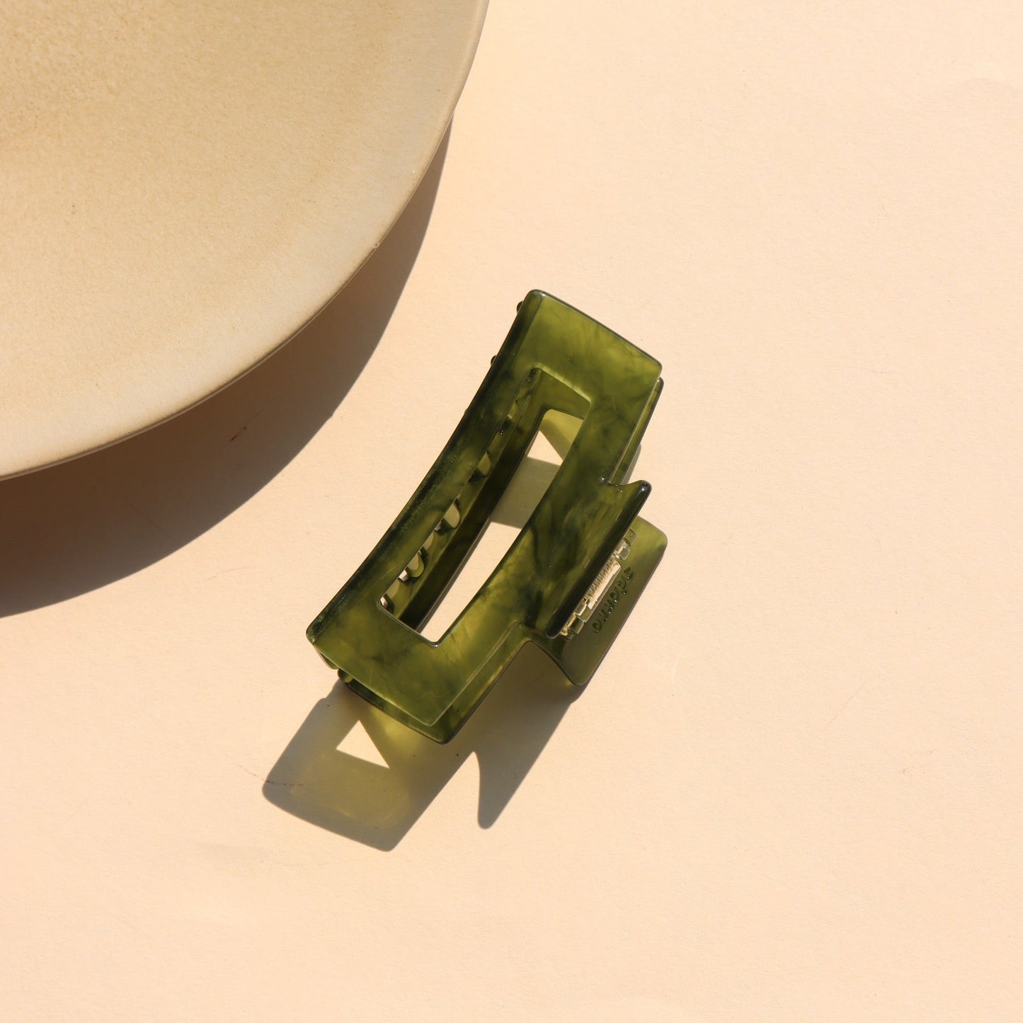 Jade Green Hair Claw Clips