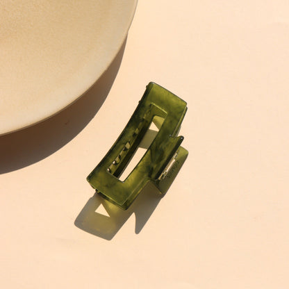 Jade Green Hair Claw Clips