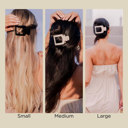 Square Flat Hair Clip
