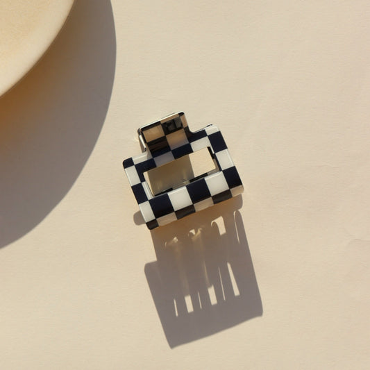 Checkered Hair Clips