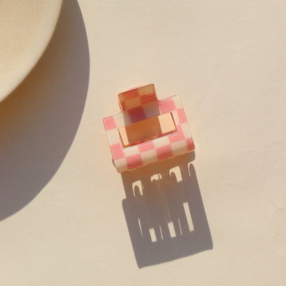 Checkered Hair Clips